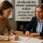 Så väljer du privat juridisk hjälp när ärendet rör boende, resor och vård