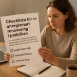Checklista för en energismart renovering i praktiken